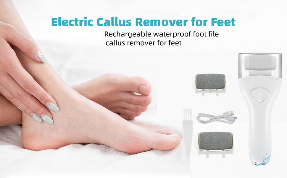 Electric Callus Remover Foot File – Get Salon-Soft Feet at Home in 60 Seconds